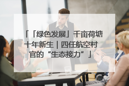 「绿色发展」千亩荷塘 十年新生｜四任航空村官的“生态接力”