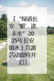 “绿道长安‘艇’进未来”2025年长安镇水上竞渡活动即将开启