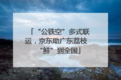“公铁空”多式联运，京东助广东荔枝“鲜”到全国
