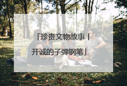 珍贵文物故事丨开诚的子弹钢笔