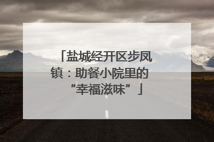 盐城经开区步凤镇：助餐小院里的“幸福滋味”