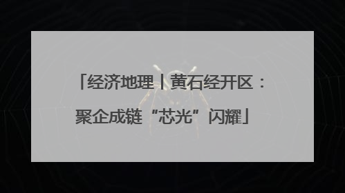 经济地理丨黄石经开区：聚企成链“芯光”闪耀