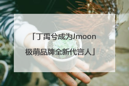 丁禹兮成为Jmoon极萌品牌全新代言人