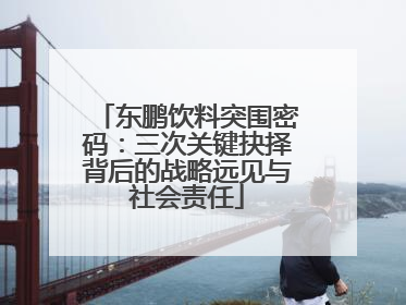 东鹏饮料突围密码：三次关键抉择背后的战略远见与社会责任
