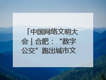 中国网络文明大会｜合肥：“数字公交”跑出城市文明新速度