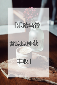 乐陵马铃薯原原种获丰收