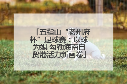 五指山“老州府杯”足球赛：以球为媒 勾勒海南自贸港活力新画卷