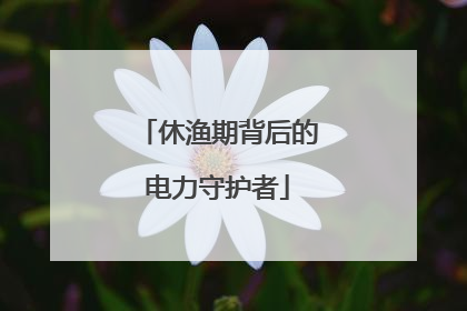 休渔期背后的电力守护者