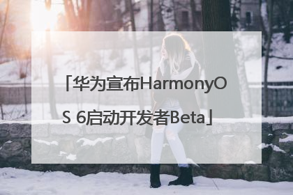 华为宣布HarmonyOS 6启动开发者Beta