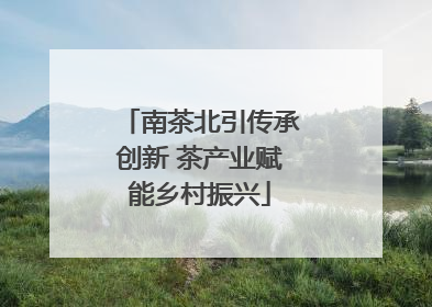 南茶北引传承创新 茶产业赋能乡村振兴