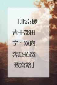 北京援青干部田宁：双向奔赴拓宽致富路