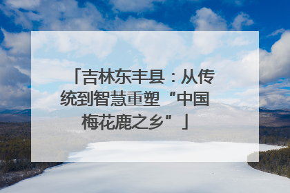 吉林东丰县：从传统到智慧重塑“中国梅花鹿之乡”