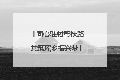 同心驻村帮扶路 共筑瑶乡振兴梦