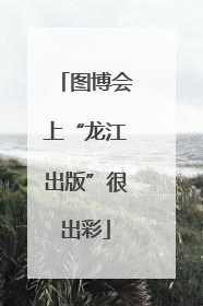 图博会上“龙江出版”很出彩