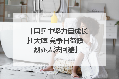 国乒中坚力量成长扛大旗 竞争日益激烈亦无法回避