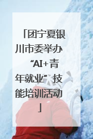 团宁夏银川市委举办“AI+青年就业”技能培训活动
