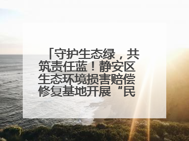 守护生态绿，共筑责任蓝！静安区生态环境损害赔偿修复基地开展“民法典进企业”环保专题活动