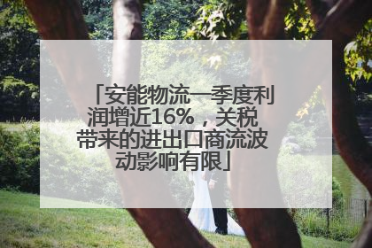 安能物流一季度利润增近16%，关税带来的进出口商流波动影响有限