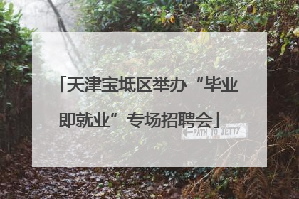 天津宝坻区举办“毕业即就业”专场招聘会