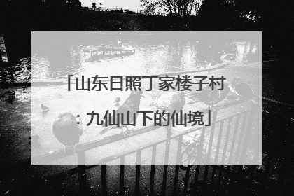 山东日照丁家楼子村：九仙山下的仙境