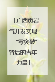 广西页岩气开发实现“零突破”背后的青年力量