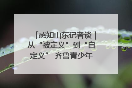 感知山东记者谈｜从“被定义”到“自定义” 齐鲁青少年书写时代新篇