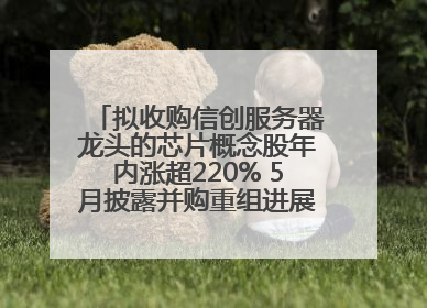 拟收购信创服务器龙头的芯片概念股年内涨超220% 5月披露并购重组进展的A股名单一览