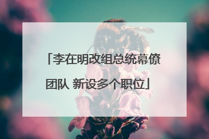 李在明改组总统幕僚团队 新设多个职位