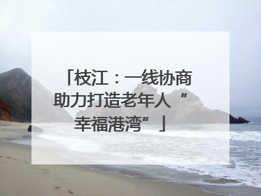 枝江：一线协商助力打造老年人“幸福港湾”