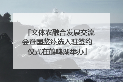 文体农融合发展交流会暨国鉴臻选入驻签约仪式在鹤鸣湖举办