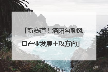 新赛道！洛阳勾勒风口产业发展主攻方向