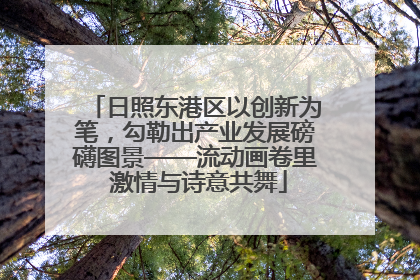 日照东港区以创新为笔，勾勒出产业发展磅礴图景——流动画卷里 激情与诗意共舞
