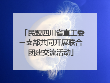 民盟四川省直工委三支部共同开展联合团建交流活动