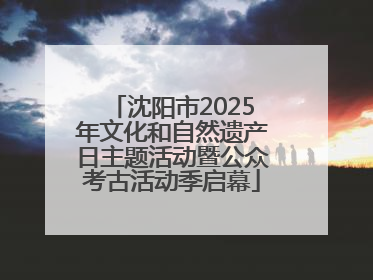 沈阳市2025年文化和自然遗产日主题活动暨公众考古活动季启幕