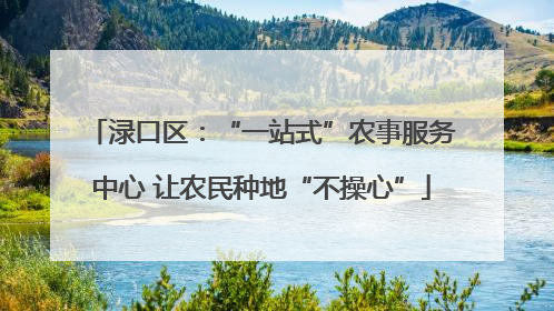 渌口区：“一站式”农事服务中心 让农民种地“不操心”