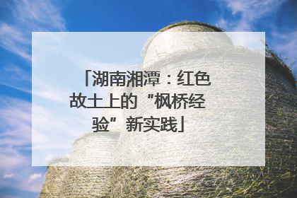 湖南湘潭：红色故土上的“枫桥经验”新实践
