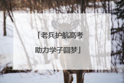 老兵护航高考 助力学子圆梦