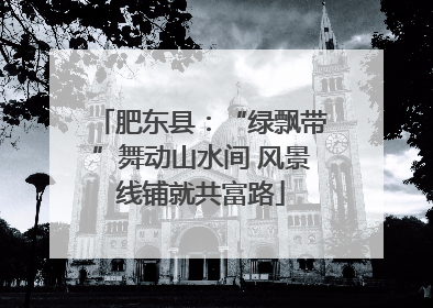 肥东县：“绿飘带”舞动山水间 风景线铺就共富路
