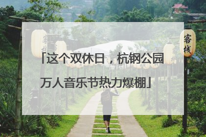 这个双休日，杭钢公园万人音乐节热力爆棚