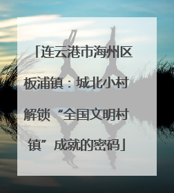 连云港市海州区板浦镇：城北小村解锁“全国文明村镇”成就的密码