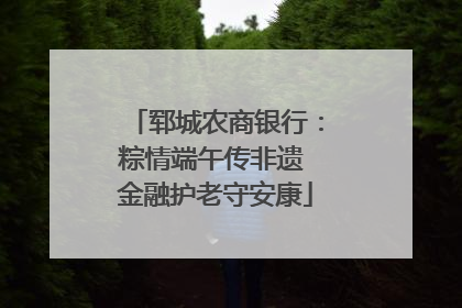 郓城农商银行：粽情端午传非遗 金融护老守安康