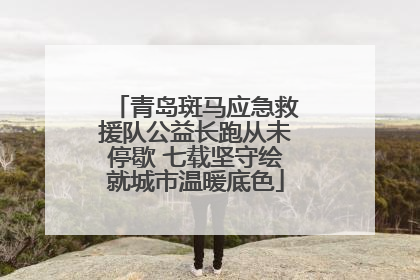 青岛斑马应急救援队公益长跑从未停歇 七载坚守绘就城市温暖底色
