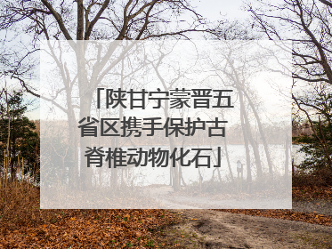 陕甘宁蒙晋五省区携手保护古脊椎动物化石