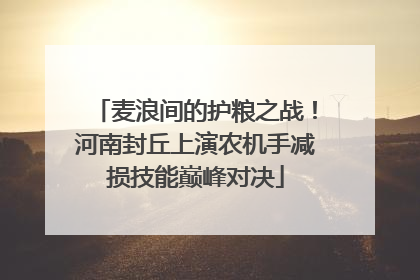 麦浪间的护粮之战！河南封丘上演农机手减损技能巅峰对决