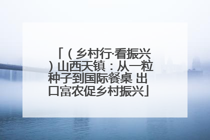 （乡村行·看振兴）山西天镇：从一粒种子到国际餐桌 出口富农促乡村振兴