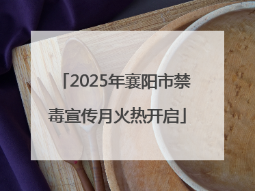 2025年襄阳市禁毒宣传月火热开启