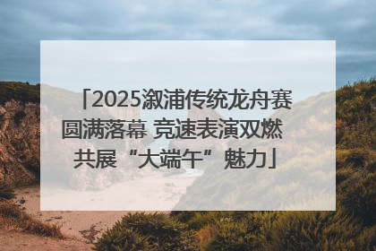 2025溆浦传统龙舟赛圆满落幕 竞速表演双燃 共展“大端午”魅力