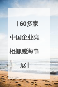 60多家中国企业亮相挪威海事展